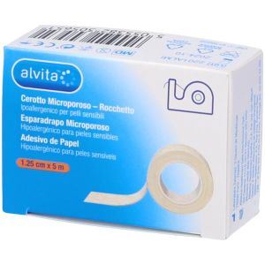 Alvita Cerotti Microporosi In Rocchetto 1,25cm X 5m