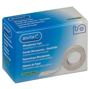 Alvita™ Cerotto Microporoso - Rocchetto 2,5 Cm X 5 M