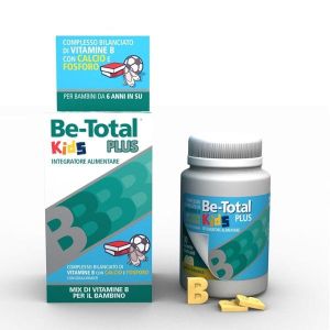 Be Total Kids Plus Integratore Vitamine B Calcio e Fosforo per Bambini da 6anni+ 30 Compresse