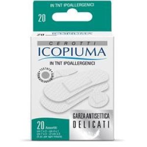 Icopiuma Cerotti In Tnt Ipoallergenici Delicati Misura Assortita 20 Pezzi