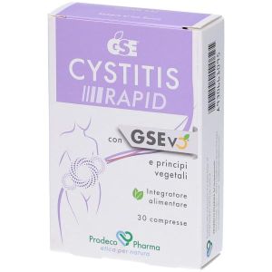 Gse Cystitis Rapid Integratore Benessere Vie Urinarie 30 Compresse