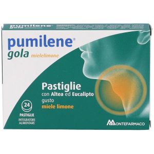 Pulimene Gola Gusto Miele e Limone 24 Pastiglie