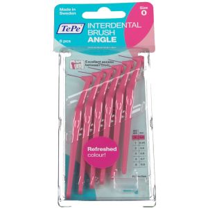 Tepe angle scovolino angolato interdentale rosa 0,4 mm 6 pezzi