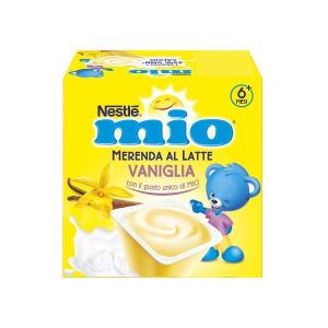 Nestlè Mio Merenda Al Latte Vaniglia 4 Vasetti da 100g