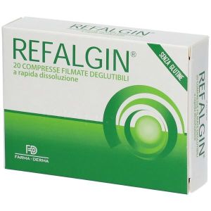 Refalgin Trattamento De Rreflusso Gastrico 20 Compresse Filmate Deglutibili