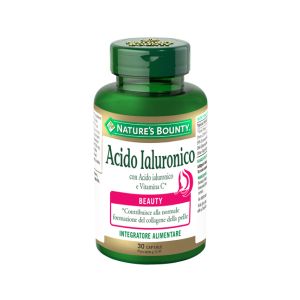Nature's Bounty Acido Ialuronico Integratore Bellezza Pelle 30 Capsule