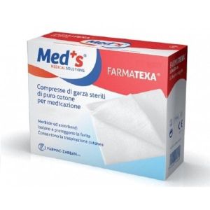 Garza Compressa Idrofila Meds Farmatexa 12/8 10x10cm 50 Pezzi