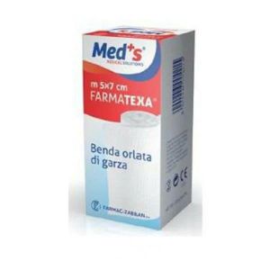 Med's Farmatexa Benda 12/12 di Garza Orlata 5 M X 7 Cm