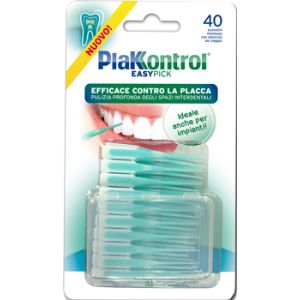 Plakkontrol easy pick scovolino monouso rimozione placca 40 pezzi