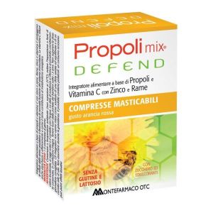 Propoli Mix Defend Integratore Sistema Immunitario 30 Compresse Masticabili