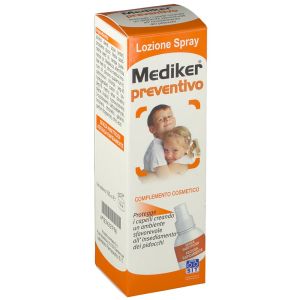 Mediker Preventivo Spray Lozione Protettiva Per Capelli Anti Parassitosi 100 ml