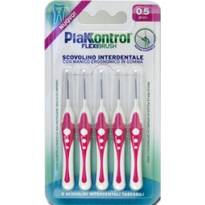 Plakkontrol Flexi Brush Scovolino Interdentale Flessibile 0,5 Mm