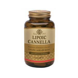 Solgar Lipoic Cannella Integratore Antiossidante Digestivo 60 Tavoletto Vegetali