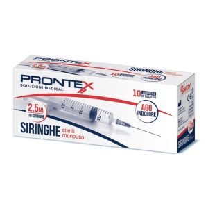 Siringa Prontex 2,5ml Ago Ind 10 Pezzi