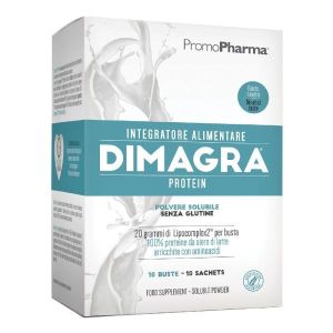 Dimagra Protein Polvere Solubile Gusto Vaniglia 10 Bustine