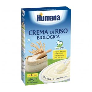 Humana Crema di Riso Biologica Senza Glutine 230 g