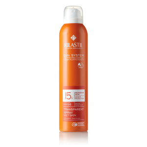 Rilastil Sun System Spray Solare Trasparente Spf 15 Protezione Corpo 200ml