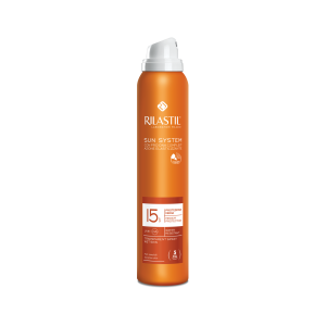 Rilastil Sun System Spray Solare Trasparente SPF 15 Protezione Corpo 200 ml