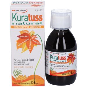 Kuratuss Natural Sciroppo Adulti per Tosse Secca e Grassa i Misurino Dosatore Gusto Miele Eucalipto 210g
