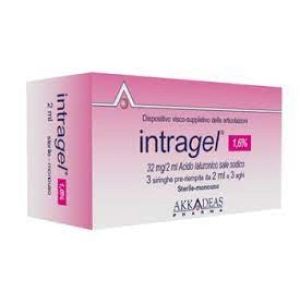 Siringa Intra-articolare Intragel Acido Ialuronico 0,8% 16mg/2ml 1 Fiala