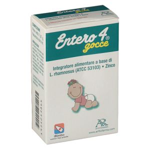 Entero 4 Gocce Integratore Fermenti Lattici 8ml + Siringa Dosatrice