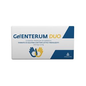 GelEnterum Duo Integratore Intestinale Pediatrico In Polvere 12 Bustine
