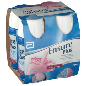 Ensure Plus Frutti Di Bosco Integratore Ipercalorico 4x200 Ml