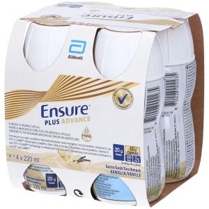 Ensure Plus Advance Vaniglia Integratore Ipercalorico e Iperproteico 4x220ml
