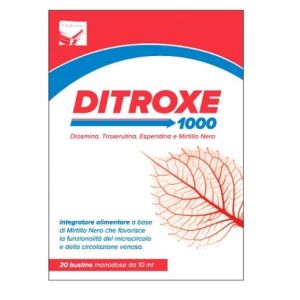 Ditroxe 1000 Integratore 20 Bustine  Globuli Contenitore MONOdose