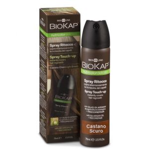 Bios line biokap nutricolor spray ritocco castano scuro 75ml