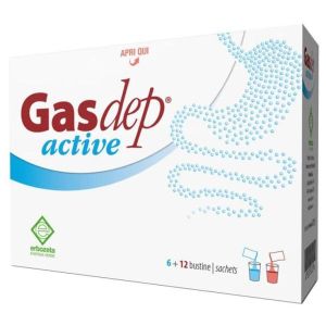 Erbozeta Gasdep Active Integratore Flora Intestinale 6+12 Bustine