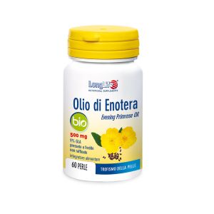 Longlife Olio Di Enotera Bio 500mg Integratore Alimentare Biologico 60 Perle