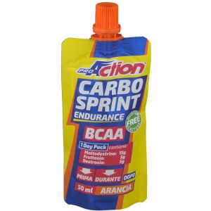 ProAction Carbo Sprint BCAA Gusto Arancia Integratore 50 ml