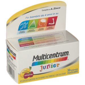 Multicentrum Junior Integratore Vitamine Bambini 30 Compresse Masticabili