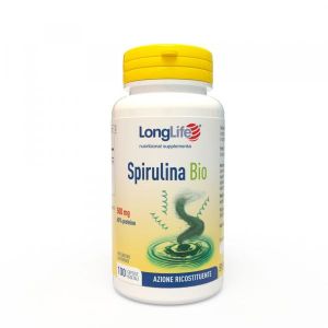 Longlife Spirulina Bio 500mg Integratore 100 Capsule Vegetali