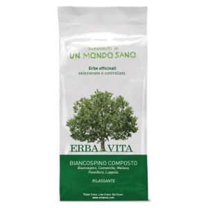 Erba Vita Biancospino Composto Tisana Integratore Azione Rilassante 100g