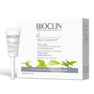 Bioclin Bio-clean Up Peeling Igienizzante Tutti I Tipi di Capelli 6 Flaconcini