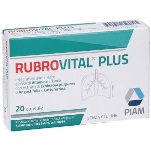 Rubrovital Plus Integratore per Le Difese Immunitarie 20 Capsule