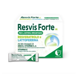 Resvis Forte Xr Alfasigma Integratore Antiossidante e Difese Immunitarie 12 Bustine
