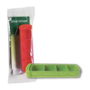 Farmacare Mininizer Porta Pillole Giornaliero Tascabile