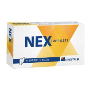 Nex Supposte 10 Pezzi da 2g