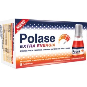 Polase Extra Energia Integratore Tonico Energetico 8 Flaconcini