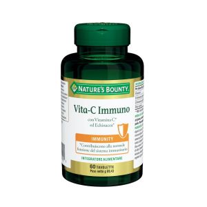Nature's Bounty Vita-c Immuno Integratore Difese Immunitarie 60 Tavolette