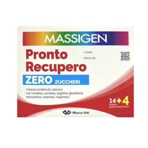 Massigen Pronto Recupero Zero Zuccheri Promo 14+4 Bustine In Omaggio