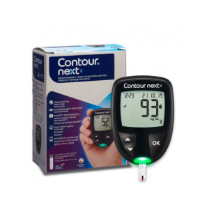 Contour NEXT Glucómetro Medidor de Azúcar en Sangre + 10 Tiras Reactivas