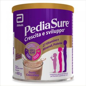 Pediasure Crescita e Sviluppo Integratore per Bambini Gusto Cioccolato 400g