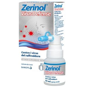 Zerinol Virus Defence Contro I Virus Del Raffreddore Spray Orale 20ml