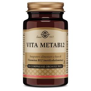 Solgar Vita Meta B12 Integratore Vitaminico 30 Compresse Orosolubili