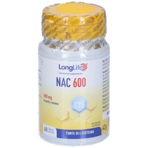 Longlife Nac 600mg 60 Capsule - Integratore Antiossidante