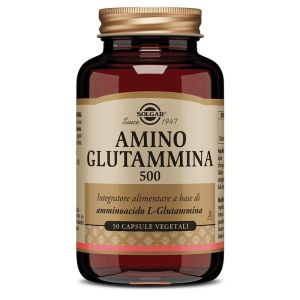 Solgar Amino Glutammina 500 50 Capsule Vegetali